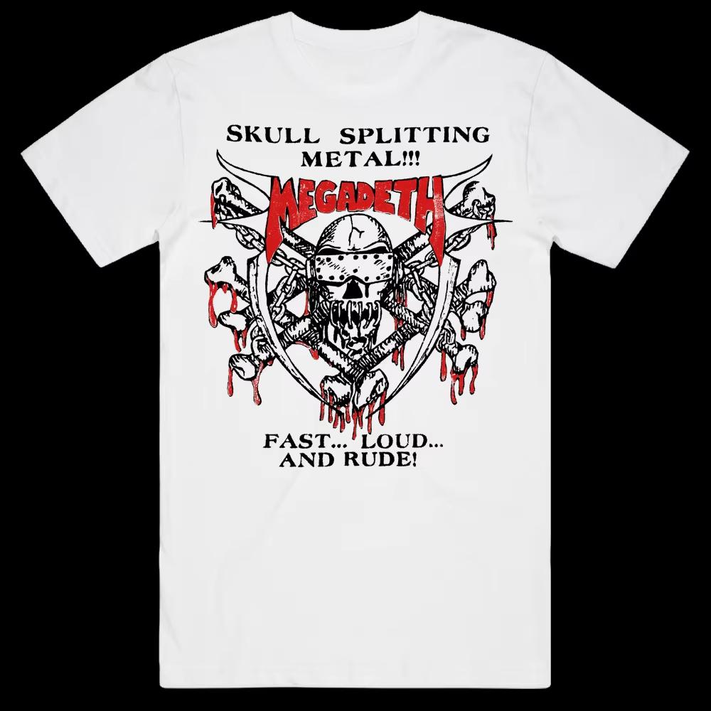 Megadeth Nuovo Album Tour 2026 Grafica Cotone Unisex Maglietta Estate Girocollo Unisex Stile Hip Hop Y2k T-shirt a Manica Corta Regalo per Fan