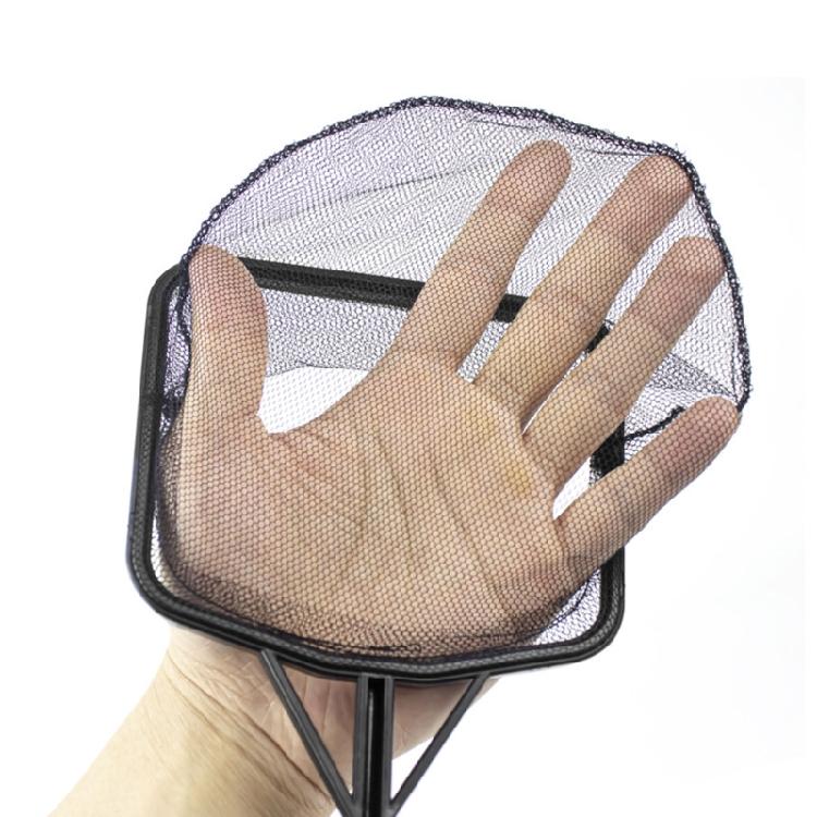 Portable Square Fishing Net with Long Handle Fish Tanks Aquariums Landing Net