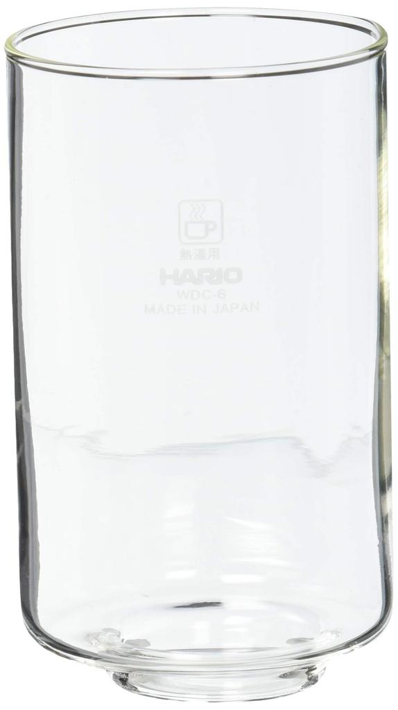 HARIO Water Coffee Dripper Clear WDC-6 Replacement Part, Grounds Collection Bowl (BK-WDC-6)
