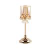 Crystal Petal Glass Candlestick Anti-slip European Style Candle Containers  Bedroom