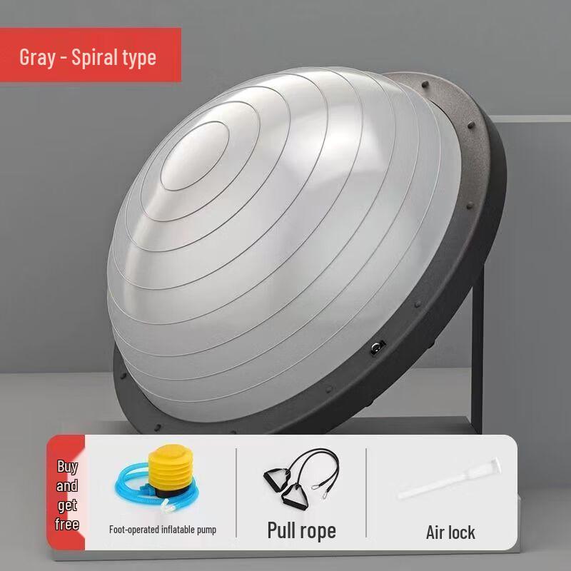 Grey BOSU Balance Half Ball for Training