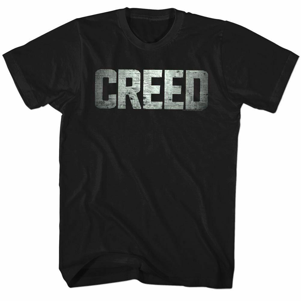 Rocky Creed Logo Black T-Shirt Mens Womens Tees Top L
