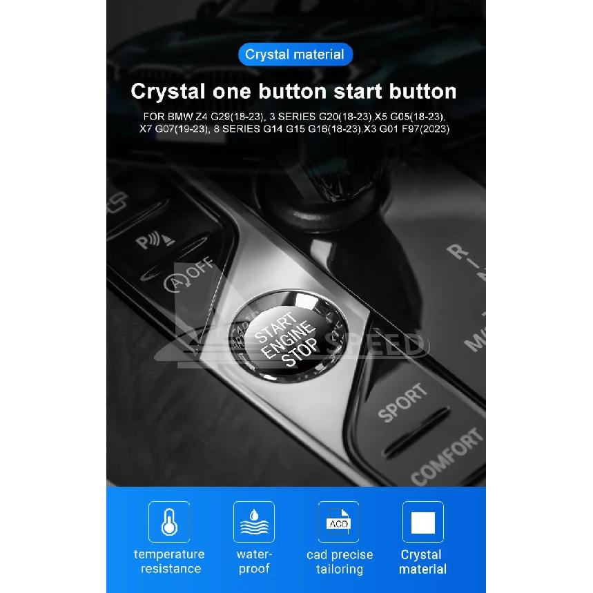 Car Engine Start Button Ignition Cover Stop Switch For BMW Z4 G29 F40 G20 X5 G05 X7 G07 G14 G15 G16 X3 G01 F97 Car Accessories Battery Switches5