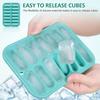 1Pcs Silicone Ice Cube Tray Heat Resistant Sausage Mold Baking Mould Easy Use Kitchen Ice Cube Tray Sausage Mold