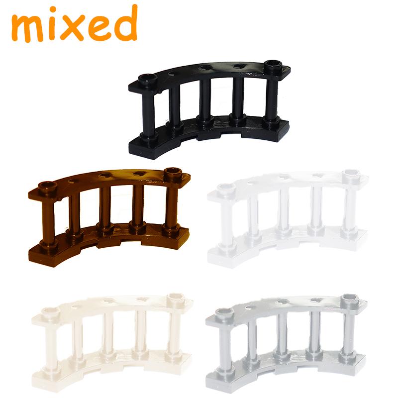 

City Accessories Building Block MOC Part Fence Railing Stair Barrier Ladder Guard Bar Castle Garden Farm Assemble Brick 30056 20pcs
