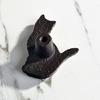 4Pcs Cats Shape Cabinet Knob Furniture Decorative Handle Iron Wardrobe Pulls Simple Drawer Knob Furniture Hardware