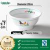 Retro Rooster Tableware Set: Bowl, Cup, Plate & Creative Dish Plates for BBQ & Cold Dishes