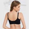 Thin Gathering Bra Embroidered Adjustable Back 3/4 Cup Bra for Women