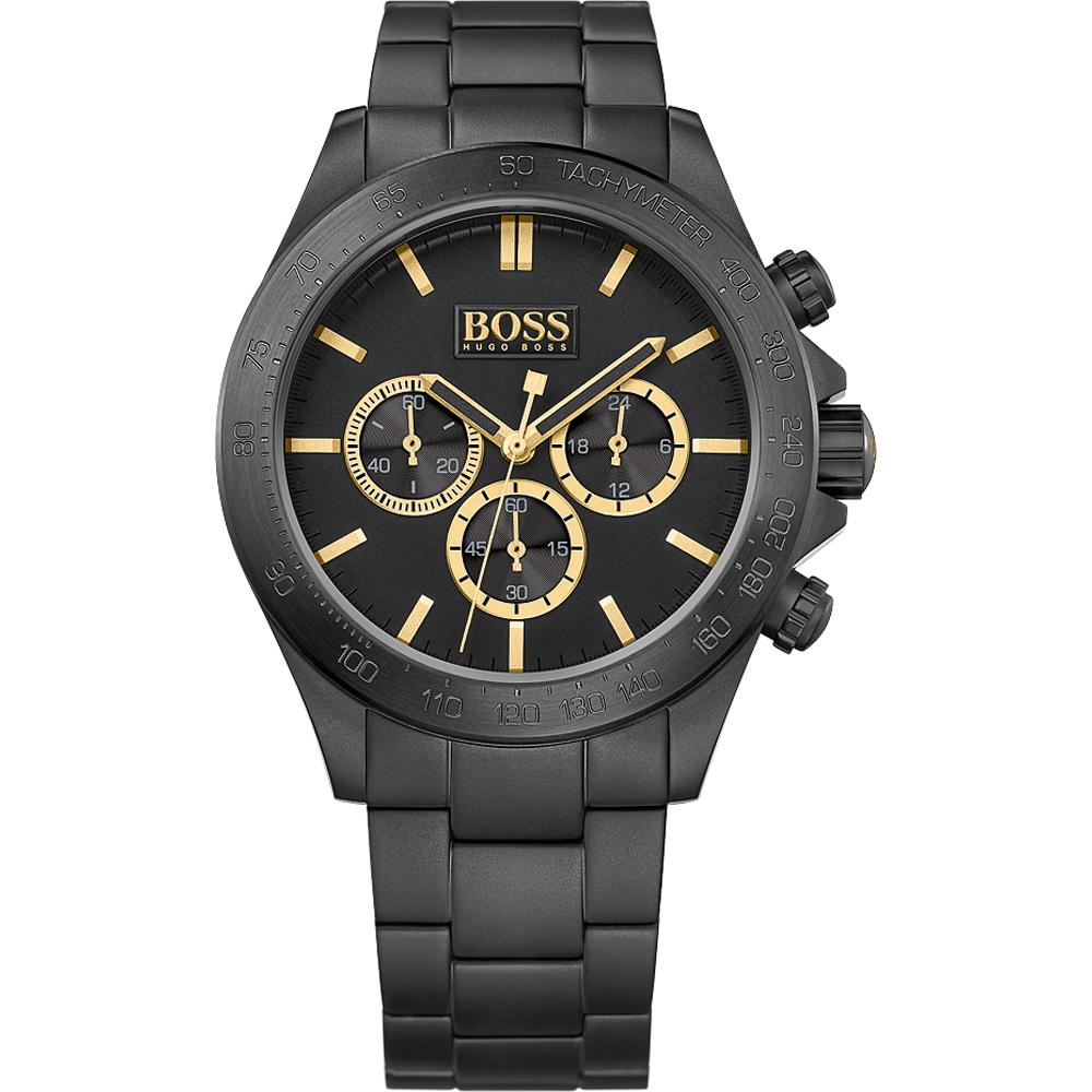 BOSS Ikon Black Metal Bracelet Men s Quartz Watch 1513278 чёрный
