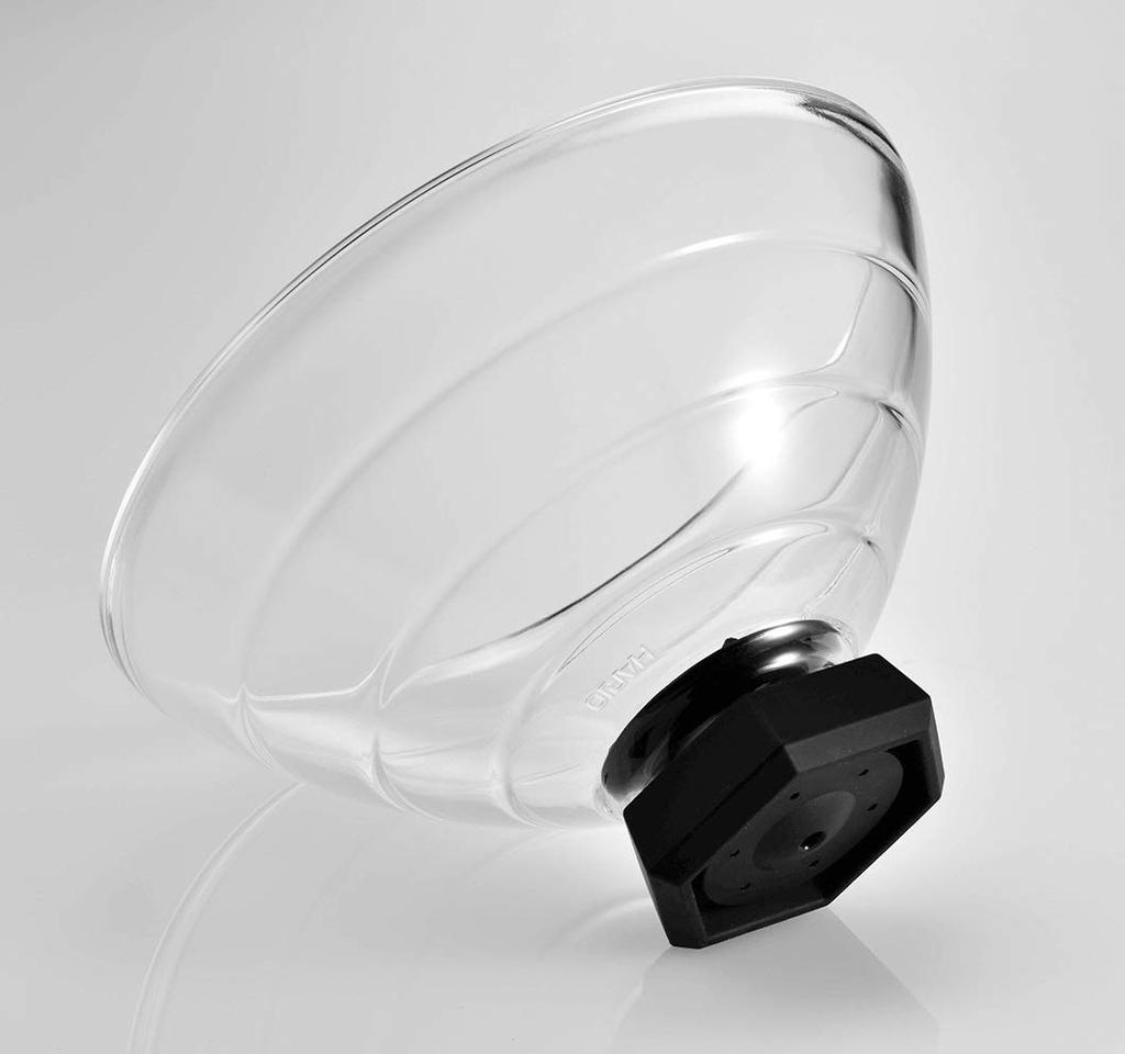 HARIO Tasse Reistopf mit Glasdeckel GNR-200-B 2-3