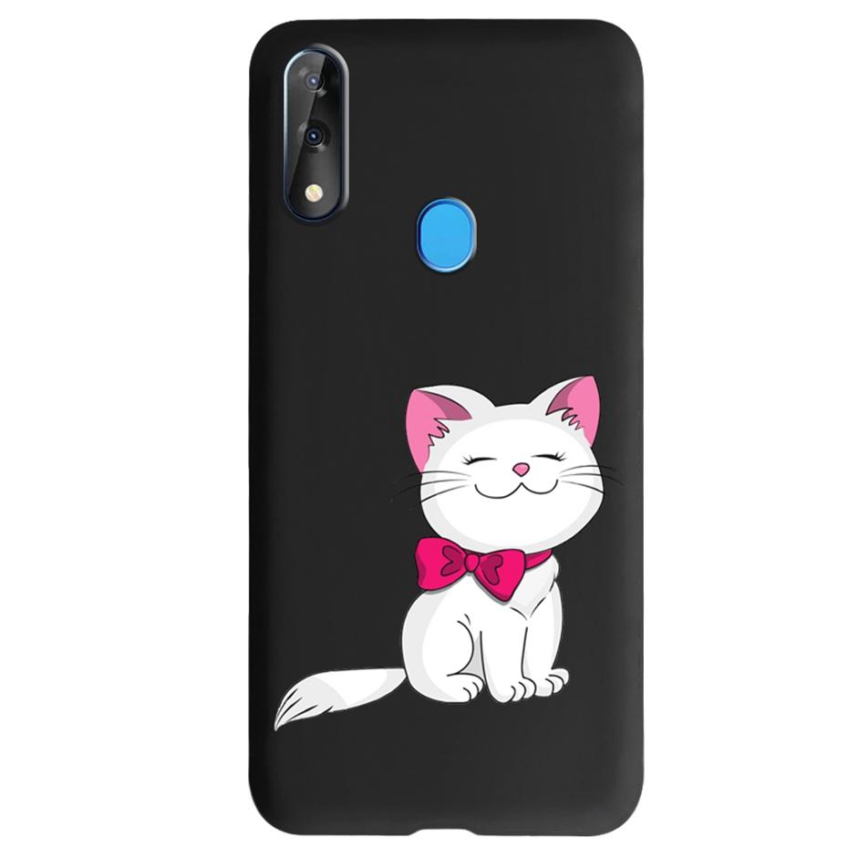 Etui do ZTE Blade V10 Modny Wzór Kwiatowy Serce Etui na Telefon do ZTE Blade V10 Vita V 10 Czarne Silikonowe Miękkie TPU Zderzak