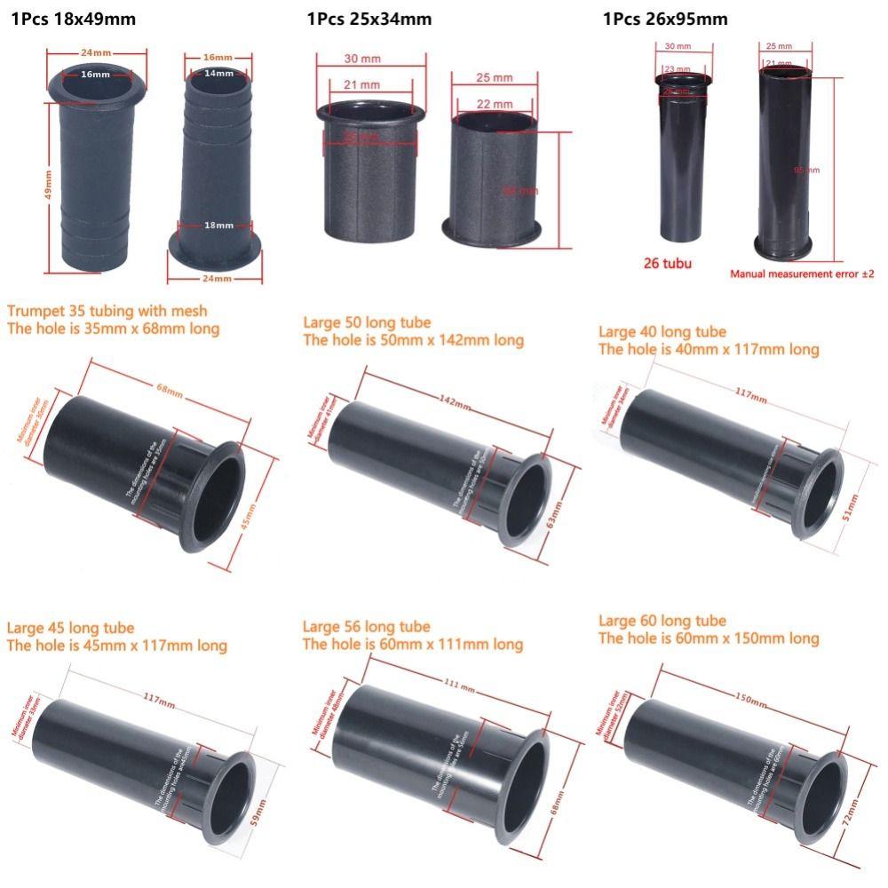 1Pcs New Vent Speaker Port Tube Plastic Bass Reflexes Inverted Tube Guide Tube for 2-15inch Speaker