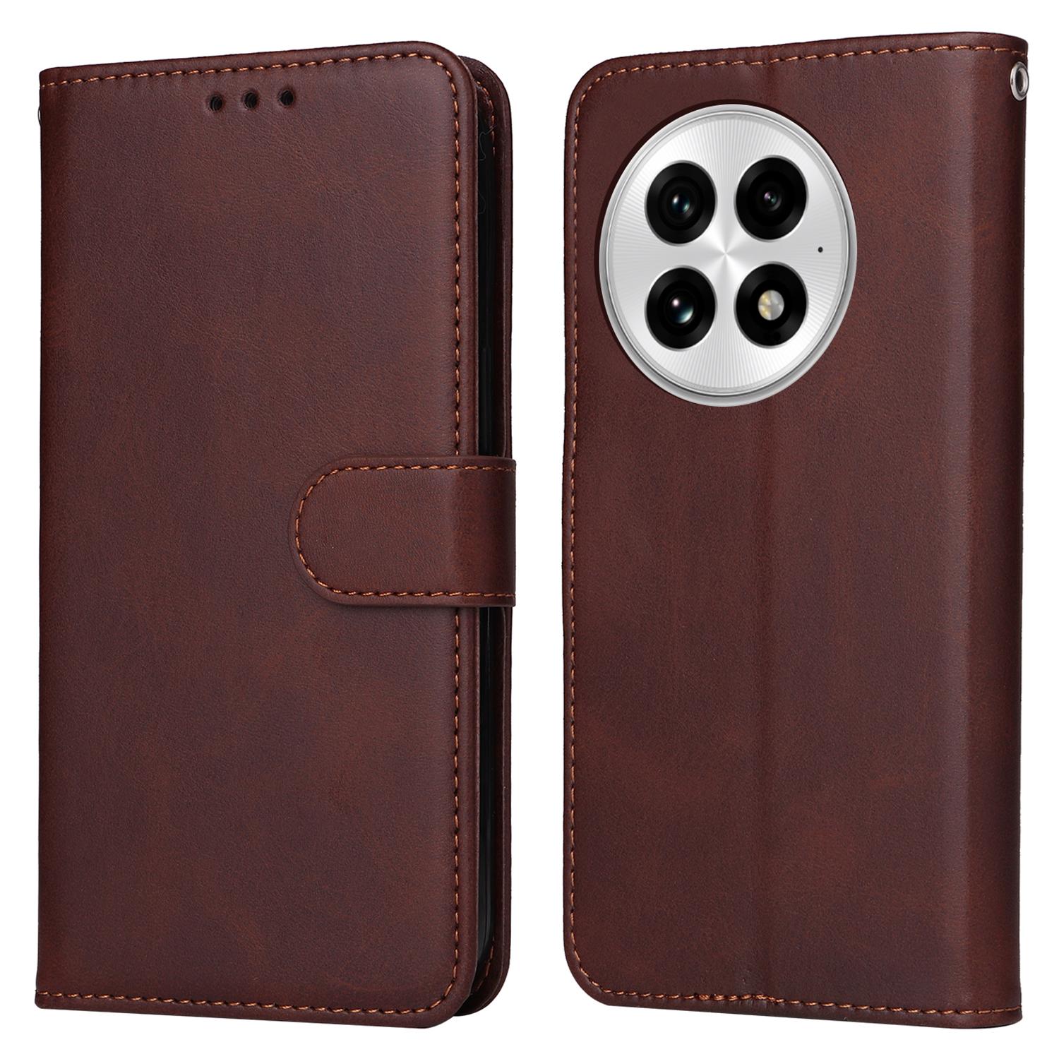 

Для чохла OnePlus 13 Гаманець PU Шкіра Фоліо Відкидна Кришка для Телефону Brown