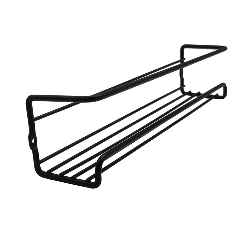 Kitchen Rack Organizer Spices Rack Multipurpose Punch-free Kitchen Accessories Set Metal Storage Rack Wall-mounted Drain Rack