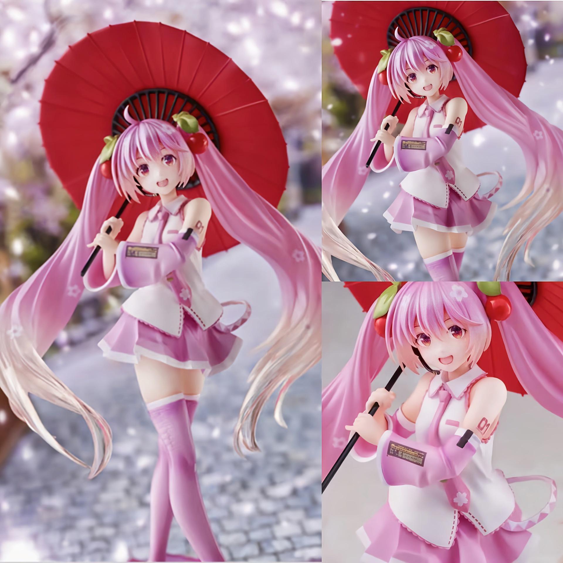 Аниме-фигурка Хацунэ Мику Сакура Принцесса - Красивая девушка Настольное украшение Подарок