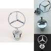 Premium Mercedes Benz Chrome Logo Hood Badge Emblem For Classic And Modern W201 W124