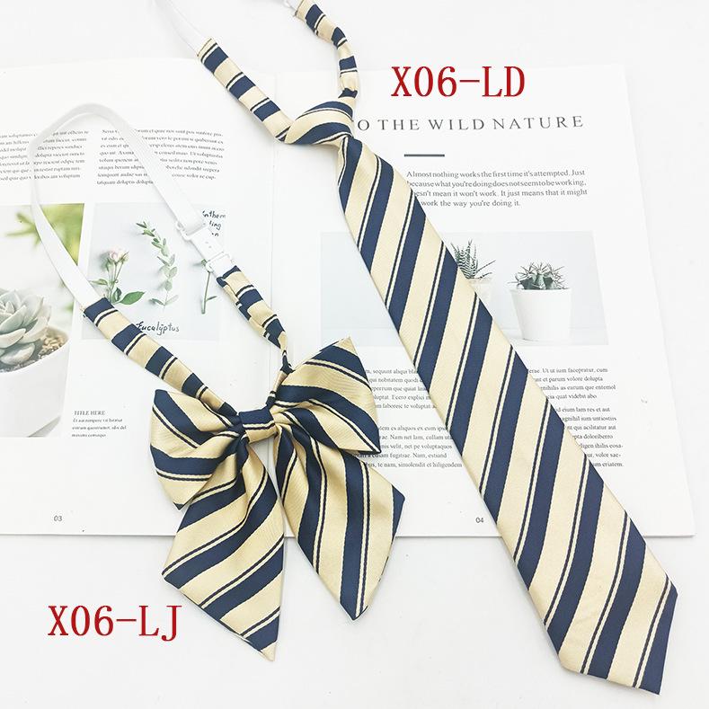 

Комплект галстука-бабочки с полосатым воротником - Модный женский аксессуар, не требующий глажки