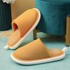 Cotton Slippers Women Autumn Winter Couples Floor Plush Slippers Men Home Use Stain Resistant Anti Slip Factory Wholesale