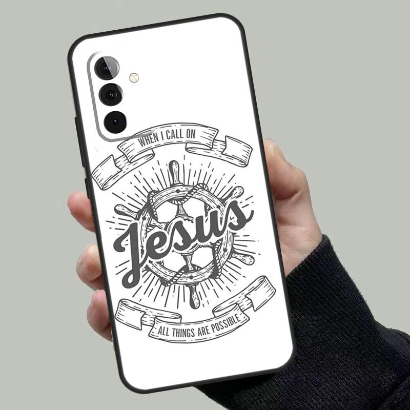 Faith Christian Jesus Funda For Samsung Galaxy A14 A24 A34 A54 A72 A52 A32 A22 A12 A51 A71 A33 A23 A13 A53 Case