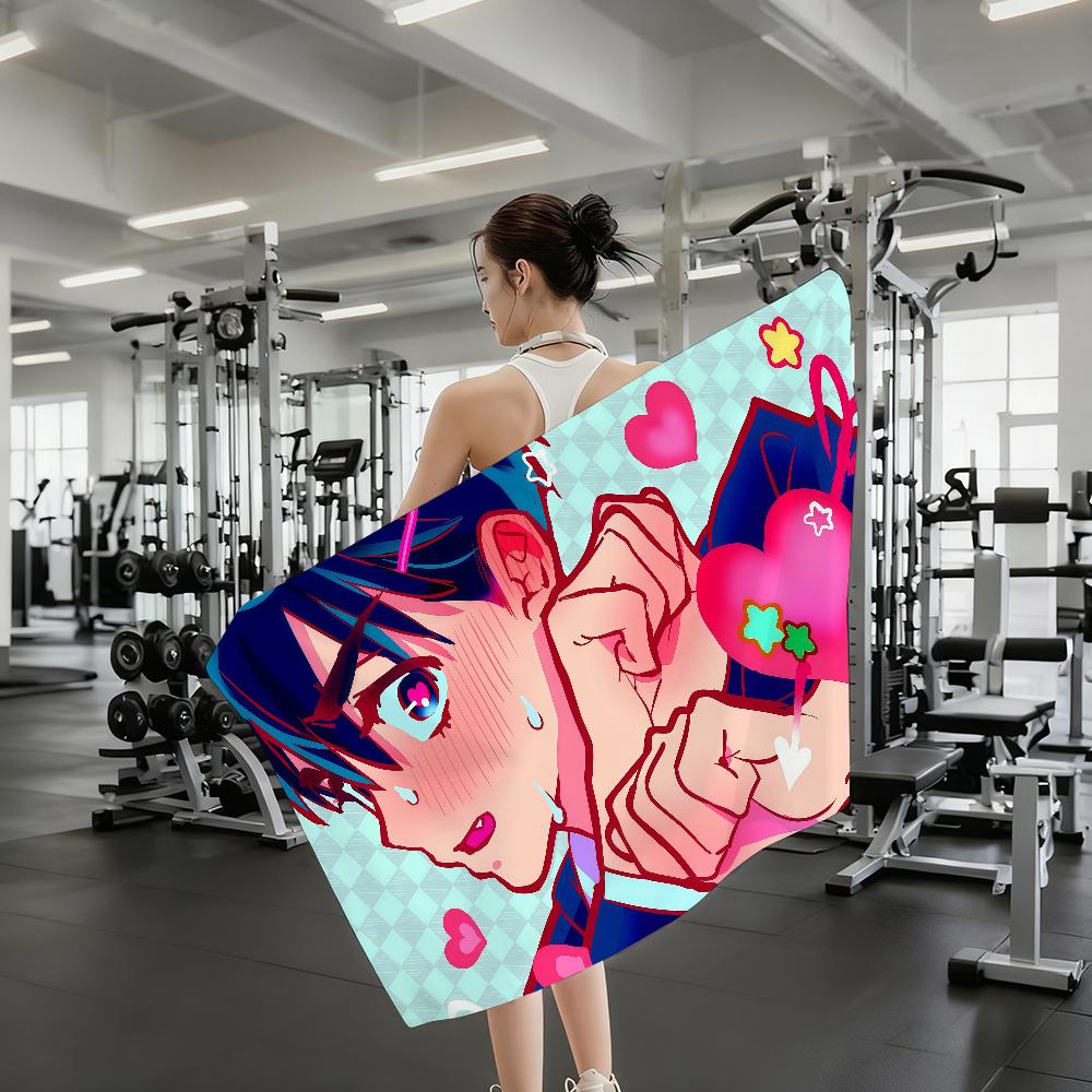 Anime Alien Stage Ivti Towel Quick Drying Beach Towels Are Suitable For Swimming Pools Camping Yoga And The Gym