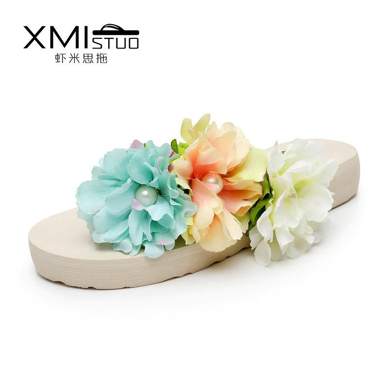 

Детские тапочки летние женские шлепанцы корейская версия модные женские классные тапочки пляжные тапочки шлепанцы ручной работы 35