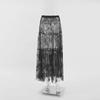 High-Waist Black Lace See-Through Skirt - Summer 2025 Fashion