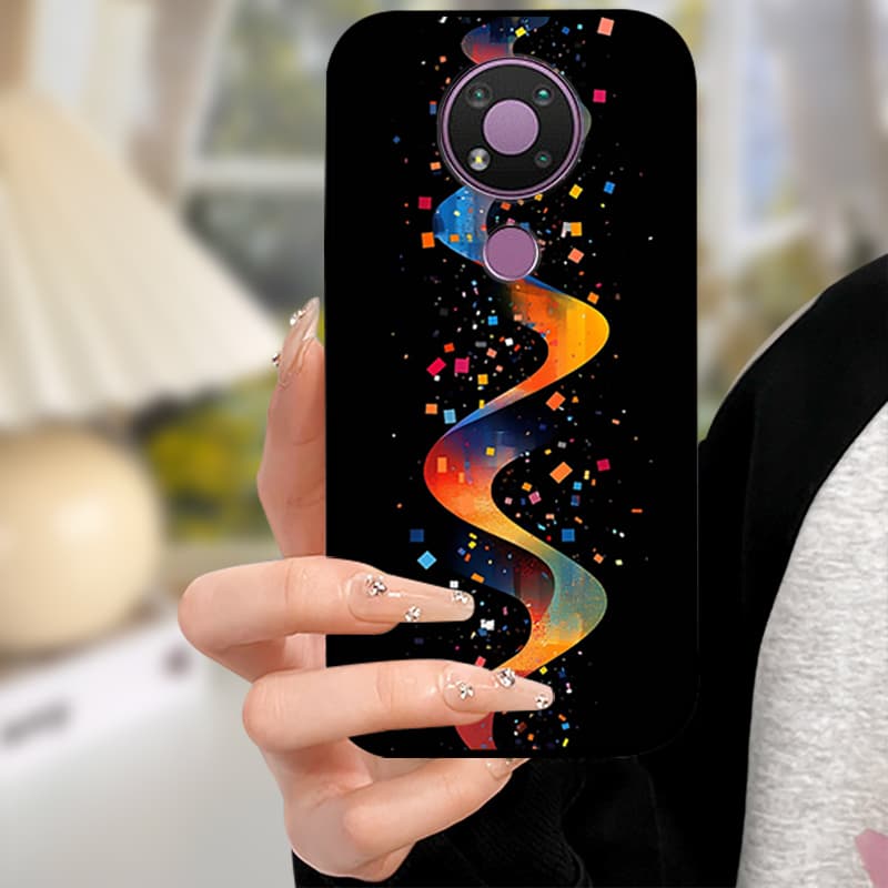 Capa For Nokia 5.4 Cases Black Silicon Soft TPU Phone Case For Nokia 5.4 5.1 7.1 Protective Camera Coque Nokia5.4 Back Shells