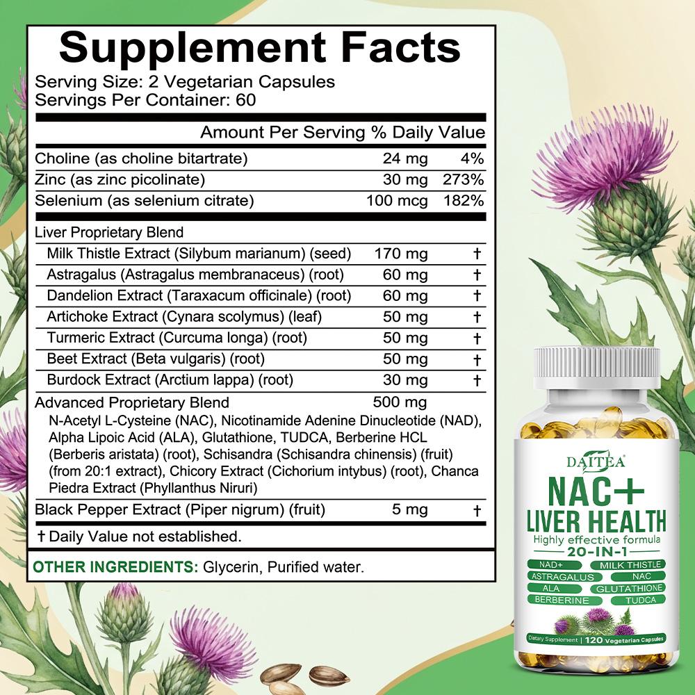 Dandelion Extract Supplement, With Astragalus, Artichoke Extract, Turmeric, 120 Softgels