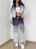 Smudging Explosion Autumn and Winter New European and American Women's Clothing Retro Rhombus Printing Suit Women