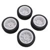 4PCS RC   Tires Fit for    01 XV02 70mm 1:10 Scale Plastic Nylon RC Car Wheel Hub Tire