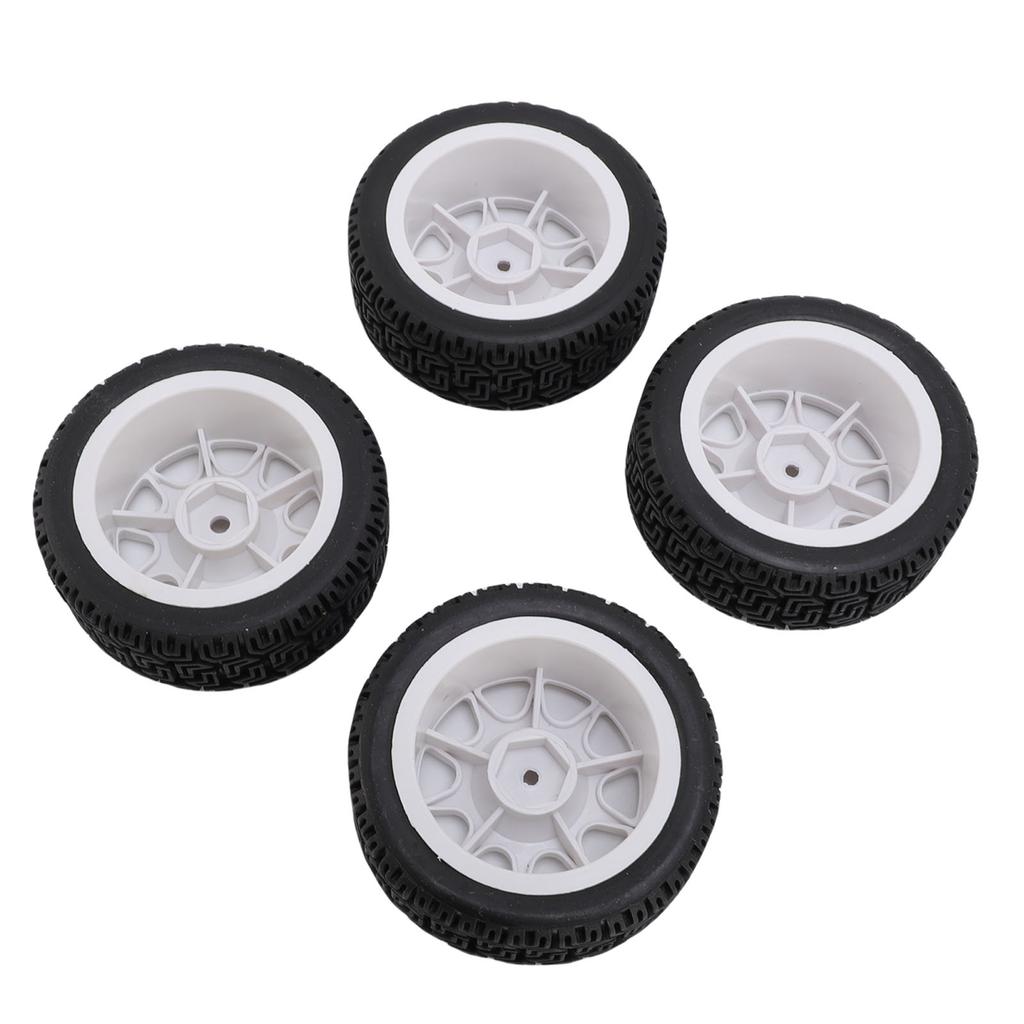4PCS RC   Tires Fit for    01 XV02 70mm 1:10 Scale Plastic Nylon RC Car Wheel Hub Tire