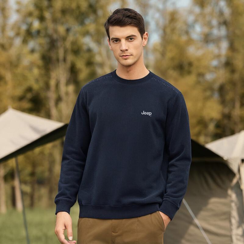 Jeep Men's Warm Fleece Crewneck Sweatshirt