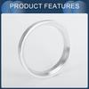INFINAUTO Hub Centric Rings 57.1mm Inner To 66.6mm Outside Diameter Vehicle Wheel Hub Rings Aluminum Alloy 4pcs