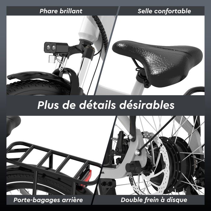 Electric Bike - RCB - G5 - Removable 36V 13Ah Battery - 27.5 Inch Wheels - 7 Speeds, NFC/APP