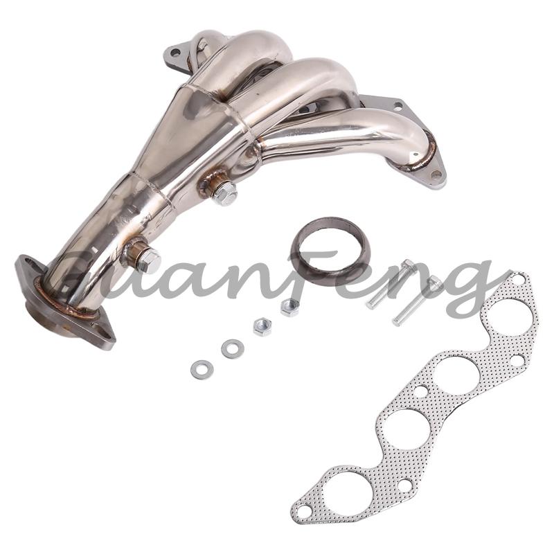 GUANFENG For Honda Civic EX 2001-2005 1.7L SOHC D17A2 For Stainless Steel Race Manifold Header Exhaust