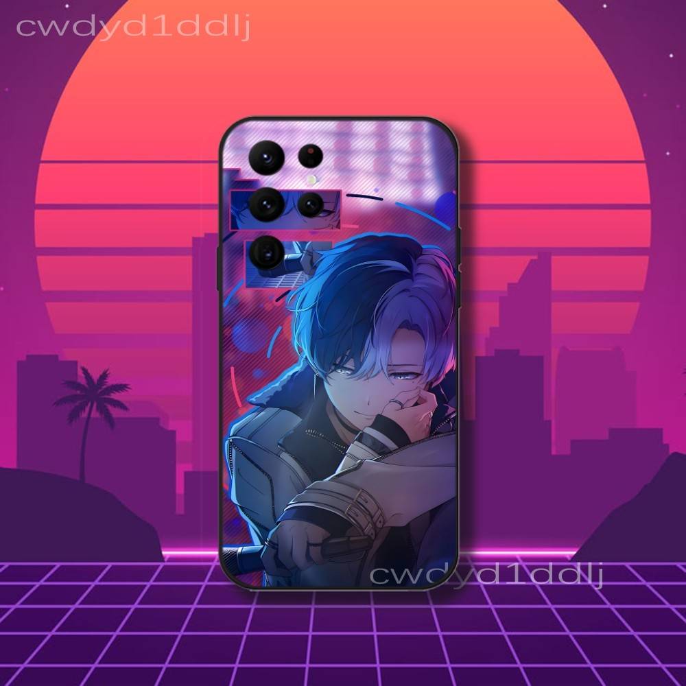Toya Aoyagi P-Project SEKAI Phone Case For Samsung S10,S21,FE,S21 ,S26,S25,S24,S23,Ultra,S9,S22,Plus Black Shockproof TPU