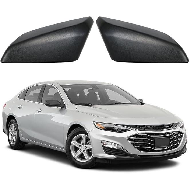 Fit For Chevrolet Malibu Side Mirror Cover, Fit For 2016 2017 2018 2024 2025 Chevy Malibu Passenger Driver Side Glossy Black 84026842 84026841