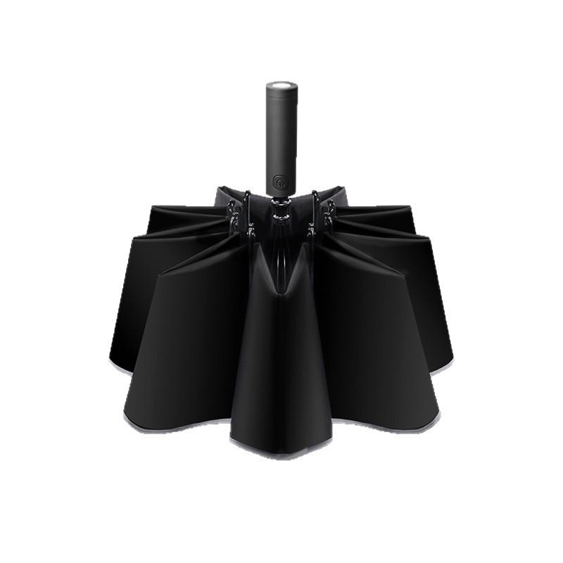 LED-Licht Sicherheitsreflektierender Winddichter Regenschirm für Männer & Frauen - Verstärkt, Groß & Verdickt für Geschäfts- & Sturmbedingungen