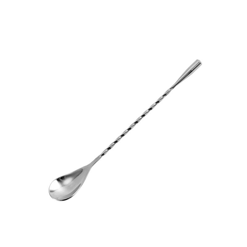 

Teardrop Spiral Cocktail Stirrer - 304 Stainless Steel Mixing Spoon