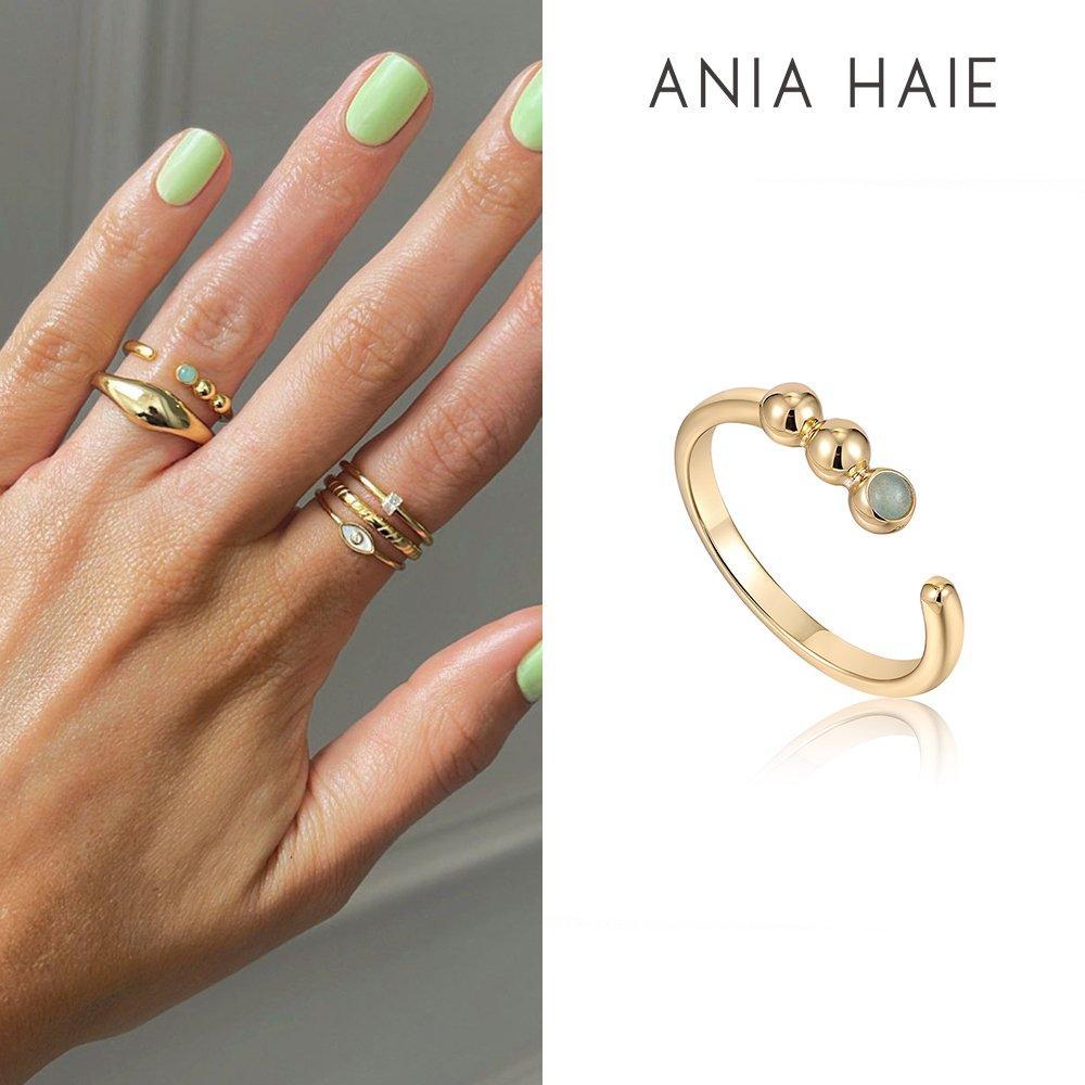 

Amazonite 925 Silver Adjustable Size Ring R045-01G-Am