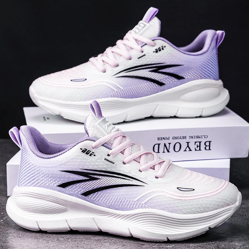 Shoes women's summer new mesh breathable single shoes 2025 women's shoes fashionable, comfortable and lightweight running sports shoes