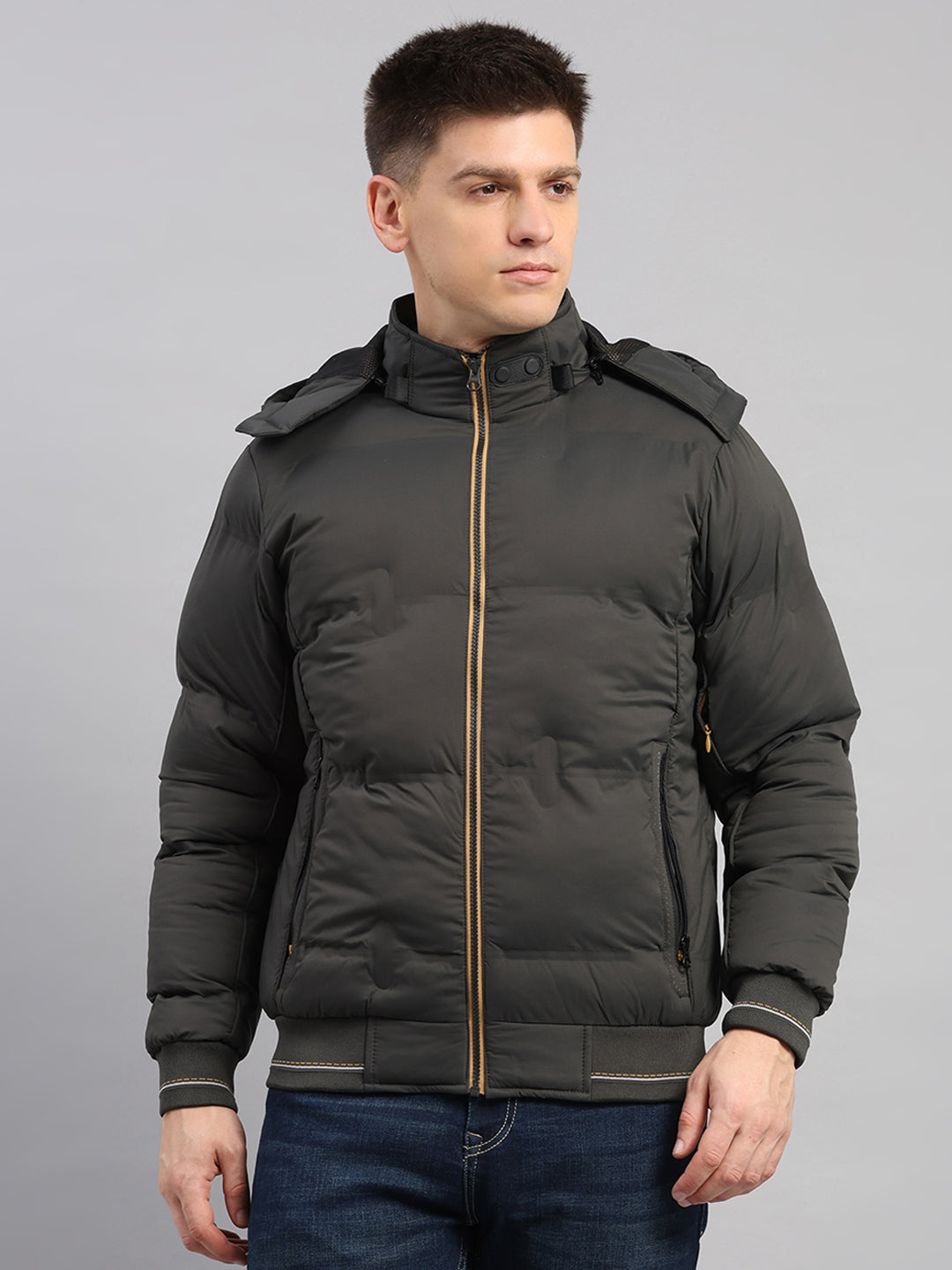 Monte Carlo Men Regular Fit Olive Jacket 3XL оливковый