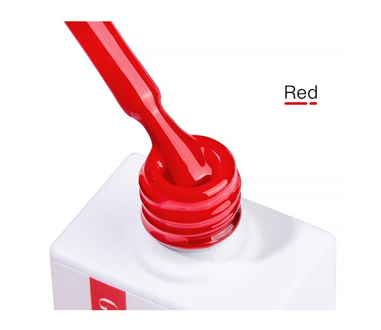 BEAU COLOR 1pcs Black White Red Solid Pure Color Nail Gel Polish for Nail Art Salon Painting Design and Home Manicure DIY