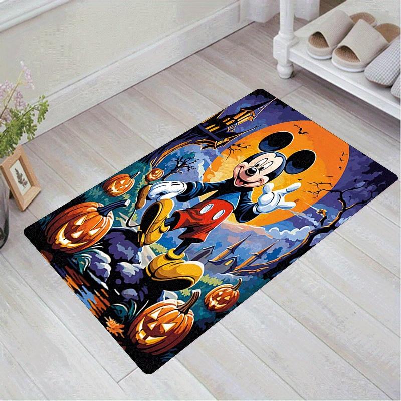 

1pc Mickey Pattern Area Rug Soft Flannel Floor Mat for Living Room,Office,Bedroom and Carpet,Sofa Coffee Table Floor Mat 60cm by 90cm