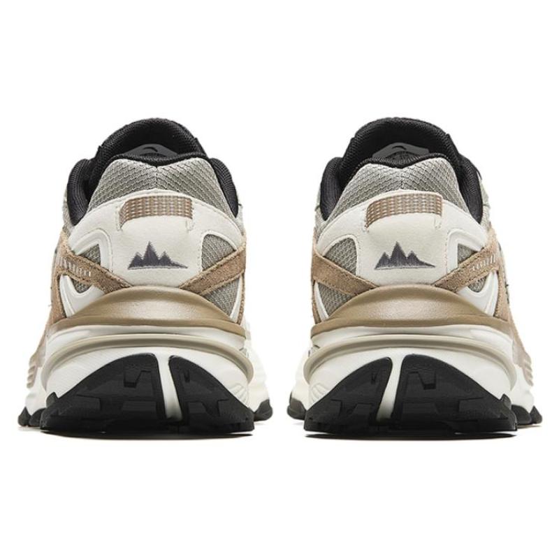 Anta Walker Anti-Slip Wear-Resistant Low-Top Running Shoes Women's Brown Sneakers 122418890-3