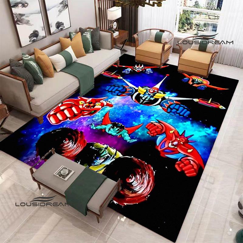 Tapis 3D OVNI ROBO GRENDIZER GOLDORAK Tapis antidérapant Tapis d'extérieur Tapis de zone Tapis de décoration pour la maison la chambre à coucher Tapis pour chambre à coucher Cadeau d'anniversaire