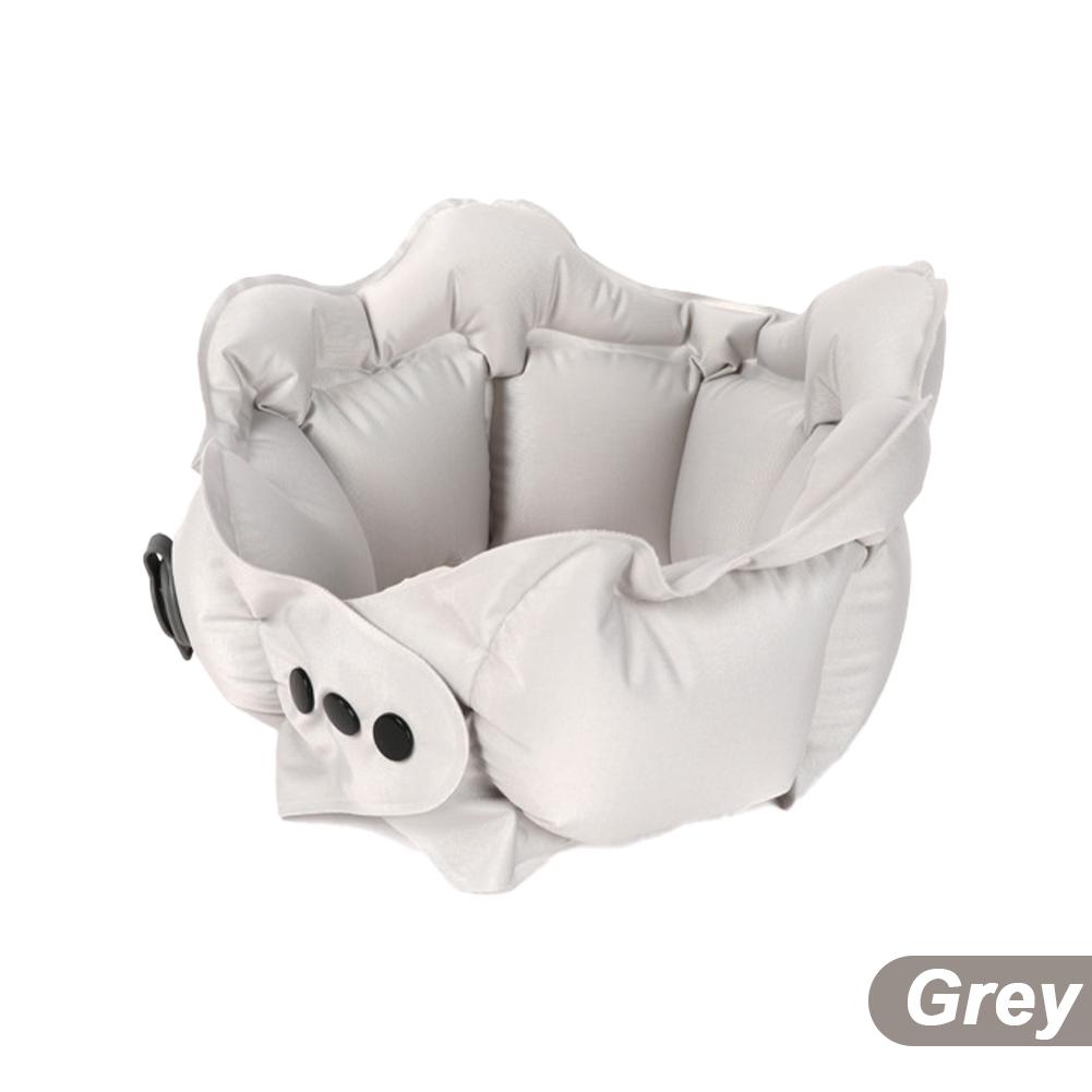 

Портативная компрессионная надувная U-образная подушка для защиты шеи, компактная, удобная для хранения, путешествий, автомобиля, самолета, подушка для шеи Grey