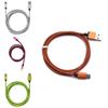 Fast Charging Data Cable With Aluminum Alloy Nylon Braided For Android Devices And Smartphones