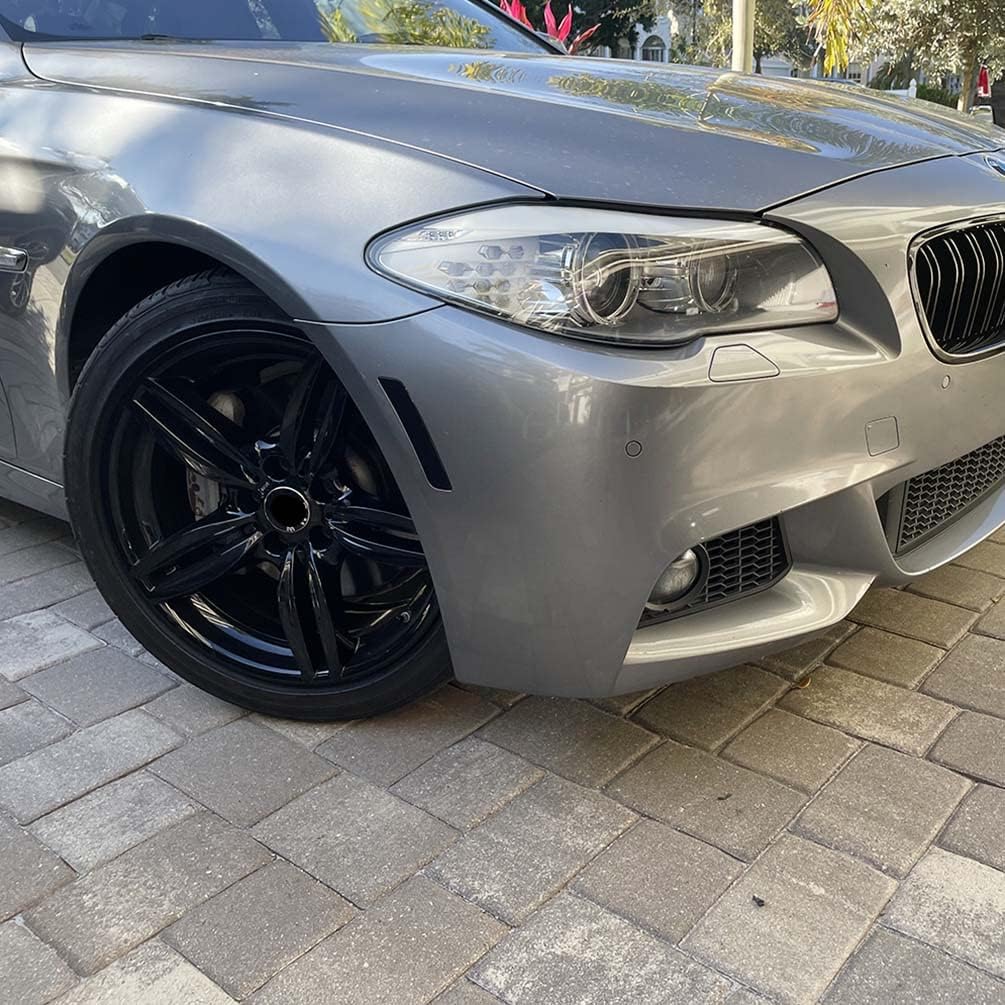 Black Side Markers Reflector Lens for 2011-2016 BMW 5 Series F10 Sedan M5 525i 528i 530i 535i 545i 550i 2012-2018 BMW 6 Series F12 F13 F06 M6 640i