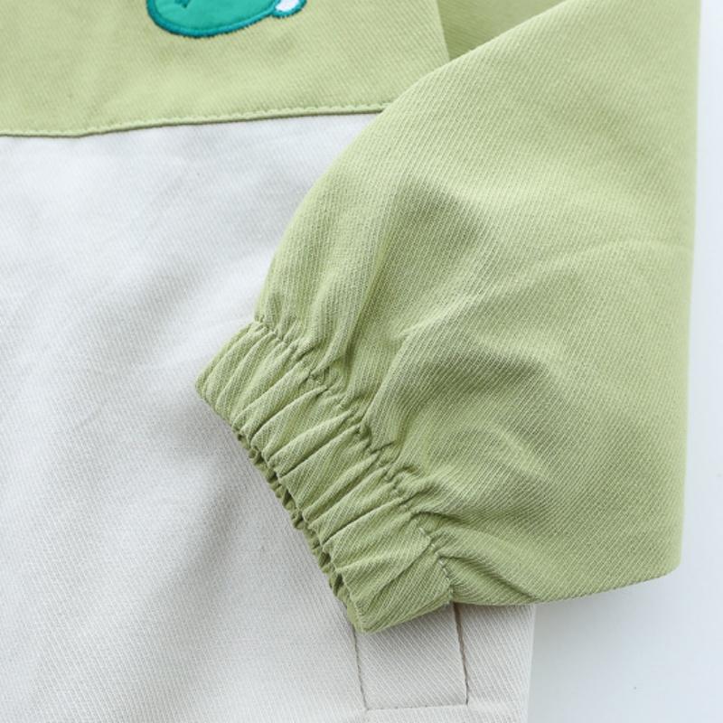 Spring Baby Infant Clothes Outfits 6 To 12 Months Dinosaur Zipper Hooded Jackets T-shirts Pants Toddler Sets Kids Bebe Tracksuit